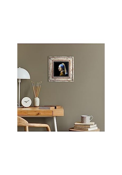 Johannes Vermeer İnci Küpeli Kız Taş Duvar Tablosu - Çerçeveli Taş Tablo - Dekoratif Duvar Sanatı - Modern Ev Ve Diğer Johannes Vermeer İnci Küpeli Kız Taş Duvar Tablosu - Çerçeveli Taş Tablo - Dekoratif Duvar Sanatı - Modern Ev Ve Diğer