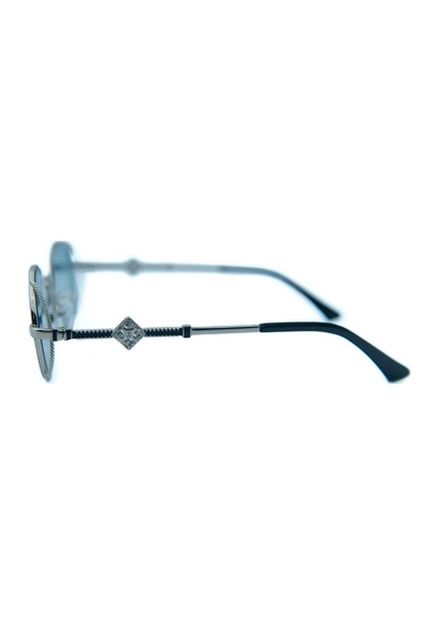 Ferfarini Ff 1484 470 54 Unisex Oval Gri Metal Güneş Gözlüğü Gri