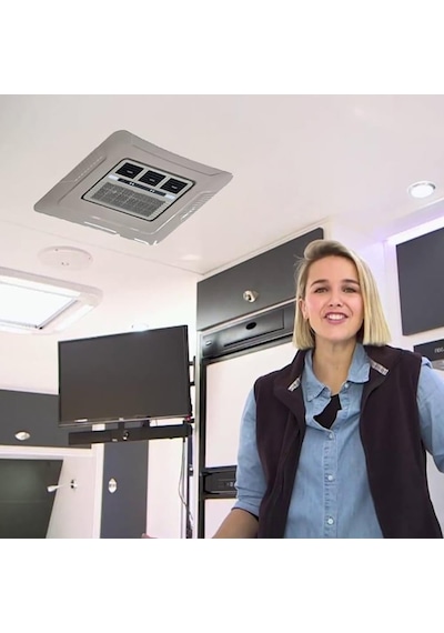 Suga Park Kliması Elektrikli Karavan Tavan Kliması - 9000btu - 12v-983 Çok Renkli