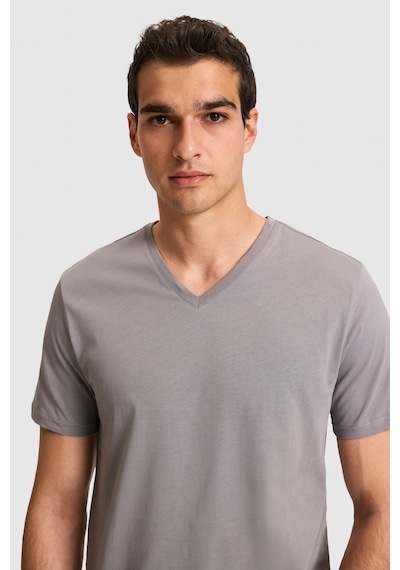 U.s. Polo Assn. Erkek Gri Tişört Basic 50326944-vr024