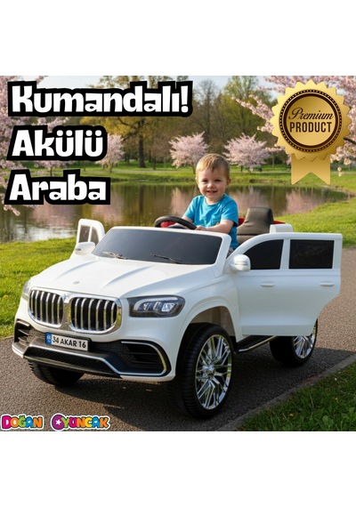 Bold Gt Beyaz Uzaktan Kumandalı 4x2 12 Volt Akülü Araba - Rc Bmw Akülü Araba Bmw Akülü Araç Çok Renkli