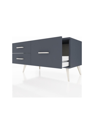 Hyperion Şifonyer 3 Raflı 88x44x48 Antrasit-antrasit Antrasit Hyperion Şifonyer 3 Raflı 88x44x48 Antrasit-antrasit Antrasit