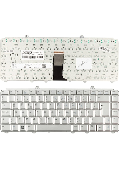 Dell Uyumlu Inspiron 1530. 1540. 1545. 1546 Notebook Klavye Gümüş Tr Gümüş - Tr