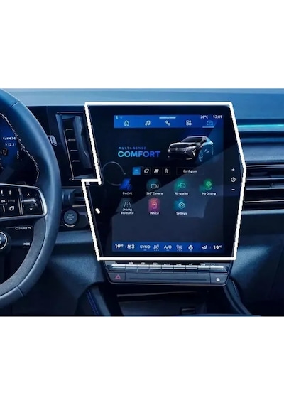 Renault Austral 2025 Navigasyon Ve Multimedya Uyumlu Nano Ekran Koruyucu