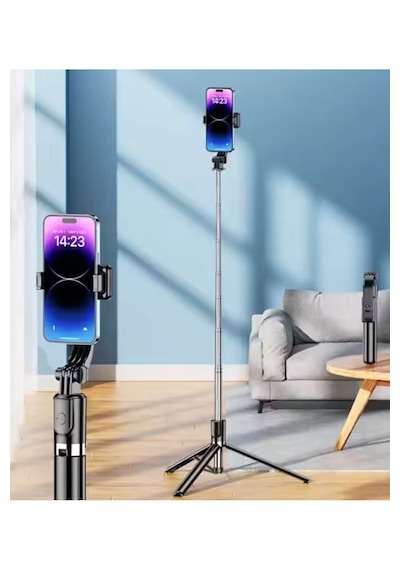 170 Cm Uzayabilen Ayaklı Selfie Çubuğu Tripod Özellikli