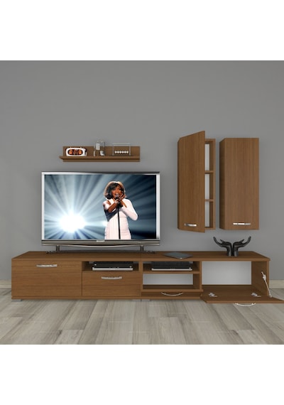 Decoraktiv Eko 5220d Mdf Tv Ünitesi Tv Sehpası Ceviz
