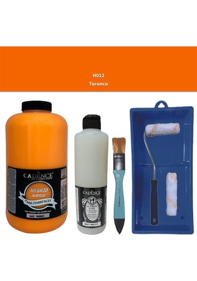 Cadence Multisurface H-012 Turuncu 2lt Mat Sır Vernik Set