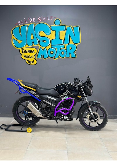Tvs Raider Ön 3lü Koruma Demiri Mor