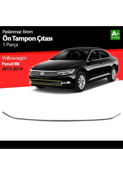 Vw Passat B8 Krom Ön Tampon Çıtası 2015 2016 2017 2018 2019