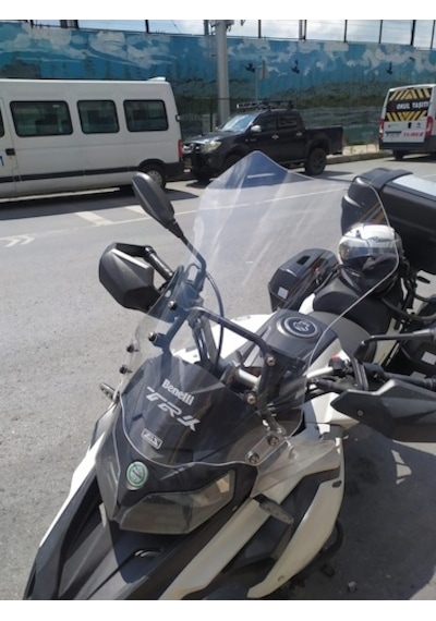 Zeus Motor 2017-2024 Benelli Trk 502 Uyumlu Uzun Ön Cam Zeus Şeffaf Renk