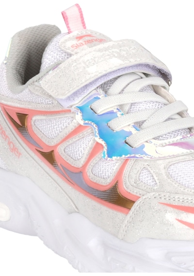 Slazenger Kafka P Kız Çocuk Cırt Cırtlı Beyaz / Pembe Günlük Spor Ayakkabısı Beyaz - Pembe