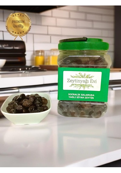 Sele Sofralık Siyah Zeytin 900 Gram Doğal Fermente 900 Gram