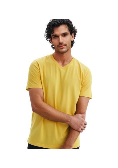Arma Ar-ma Erkek V Yaka Tişört Baskisiz Basic Örme Kumaş Regular Fit %100 Pamuk 30/1 Penye Süprem Y31364408102 Sarı-s1 Arma Ar-ma Erkek V Yaka Tişört Baskisiz Basic Örme Kumaş Regular Fit %100 Pamuk 30/1 Penye Süprem Y31364408102 Sarı-s1