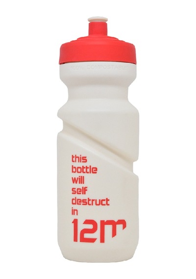 İmpact 12m Çözünebilir 700ml Bisiklet Matarası Beyaz Pembe