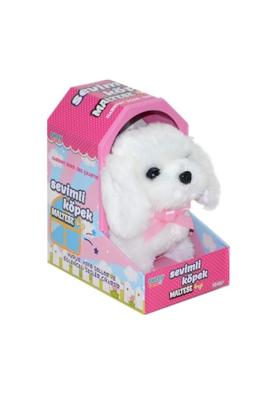 Mey İthalat 47100 Sevimli Köpek Maltese - Altın