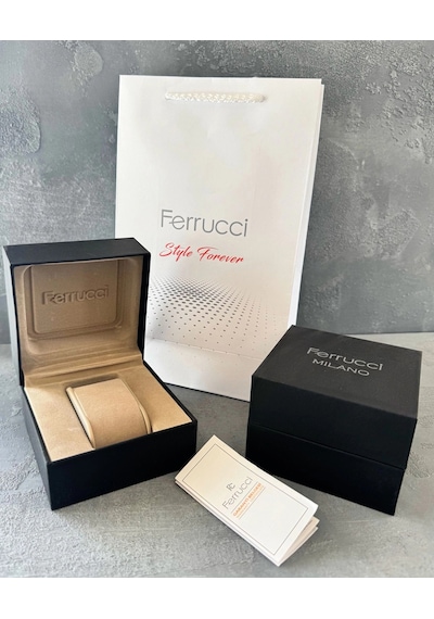 Ferrucci Takvimli Erkek Kol Saati Gri 24054818