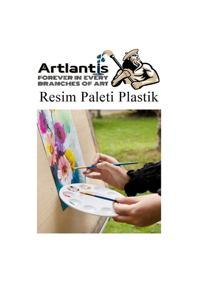Resim Paleti Plastik 5 Adet Godeli Ressam Paleti Boyama Paleti Akrilik Boya Guaj Boya Suluboya