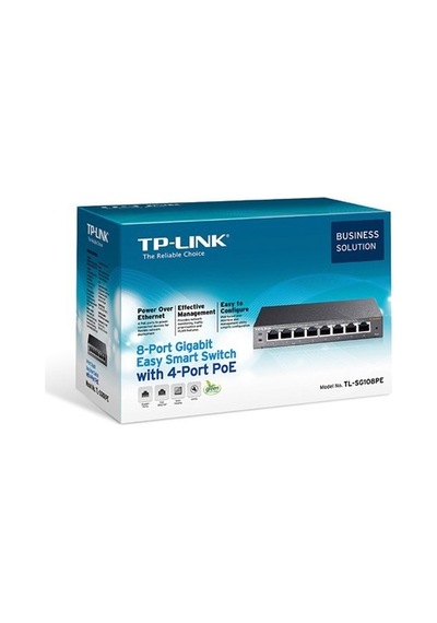 Tp Link Tl Sg108Pe 8 Port Gigabit / 4 Port Poe Smart Switch