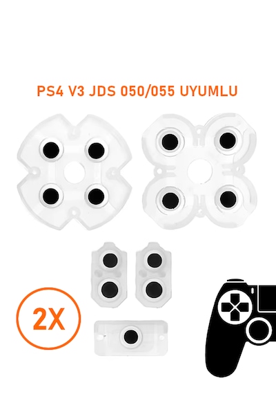 2 Takım Ps4 V3 Jds 050 055 Kollar İle Uyumlu İç Lastik Takımı