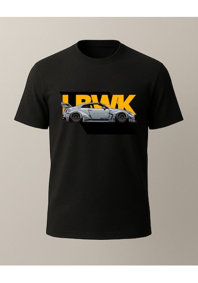 Lbwk Baskılı T-shirt Siyah