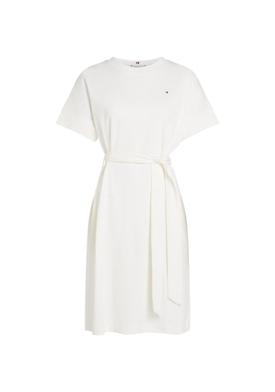 Tommy Hilfiger Modern Cody Dress Kadın Beyaz Elbise - Ww0ww45520 Beyaz