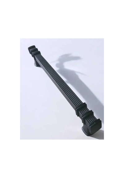 Eros Kare Yüzüklü Siyah 160mm Metal Dolap Çekmece Kulp 5 Adet Siyah Siyah
