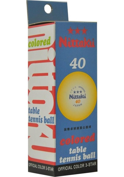 Nittaku 3 Star Nb-1912 3'lü Masa Tenisi Topu Turuncu