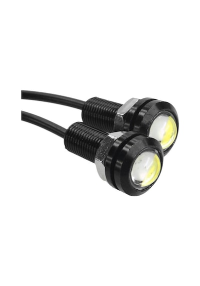 Yeşil Kartal Gözü Led 12V 2 Adet - Gündüz Farı