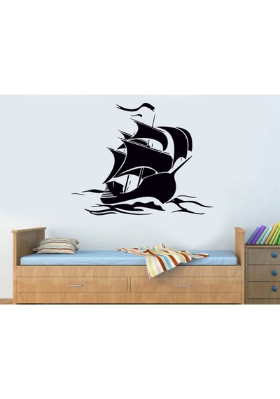 Yelkenli Gemi Duvar Sticker