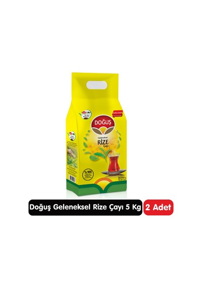 Doğuş Geleneksel Rize Çayı 5 Kg 2 Paket