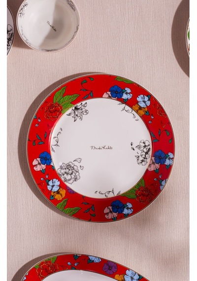 Karaca Frida Servis Tabağı Kırmızı 27 Cm