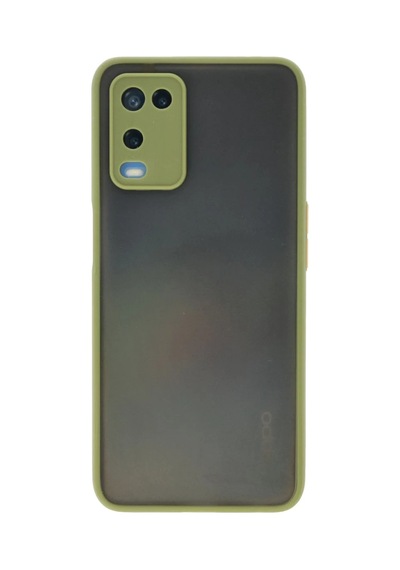 Lexroo Oppo A54 4g Uyumlu Kılıf Montreal Silikon Kapak - Açık Yeş