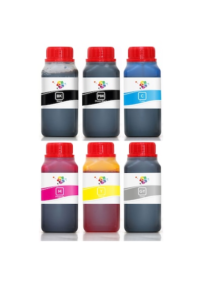 QC Canon Pixma MG8170 Uyumlu Yazıcı Mürekkep Seti 250ml 6 Renk