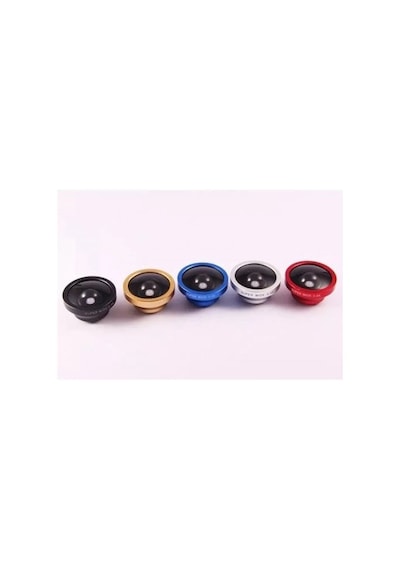 Süper Geniş Açı Özçekim Kamera Lens Iphone 5/5 S/6/6 Artı Samsung Galaxy  Uyumlu  Not 3, 5 Çok Renkli