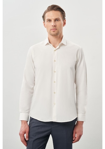 İmza Açık Krem Uzun Kol Düz Bez Ayağı Yarım İtalyan Yaka Cepsiz Pamuklu Classic Slim Fit Gömlek 1004245268 Açık Krem İmza Açık Krem Uzun Kol Düz Bez Ayağı Yarım İtalyan Yaka Cepsiz Pamuklu Classic Slim Fit Gömlek 1004245268 Açık Krem