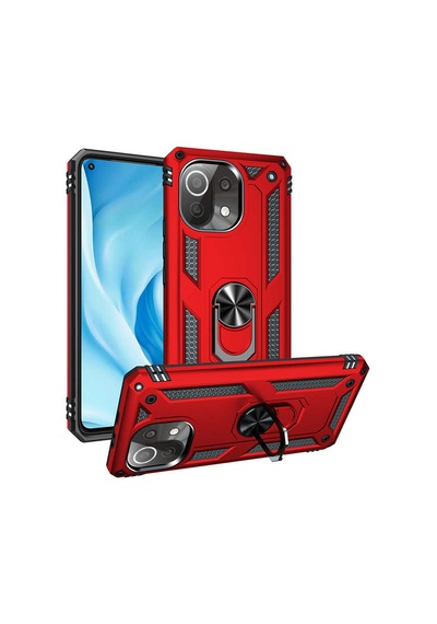 Zore Mi 11 Lite Kılıf Ogaa Vega Kapak - Kırmızı