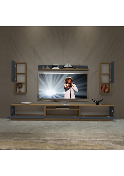 Decoraktiv Trendstyle 270das Mdf Tv Ünitesi Tv Sehpası Pera - Antrasit