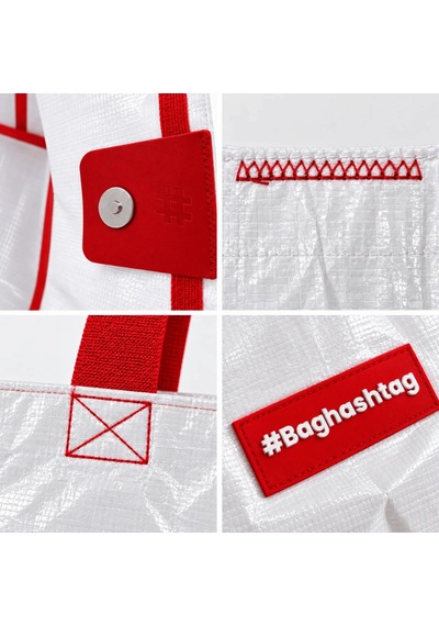 Baghashtag Poly Midi Beyaz Çanta