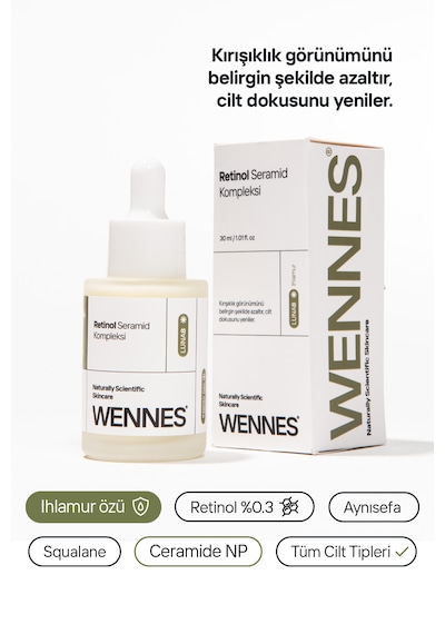 0.3% Retinol Seramid Kompleksi Serum
