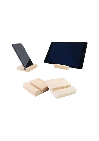 Ahşap Telefon Tutucu - Tablet Tutucu