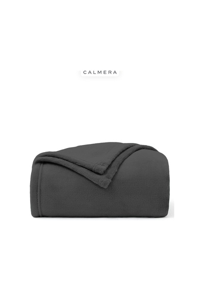 Calmera Wellsoft Tv Battaniyesi Ultra Yumuşak & Hafif Peluş - Polar 130 170 Cm - Antrasit