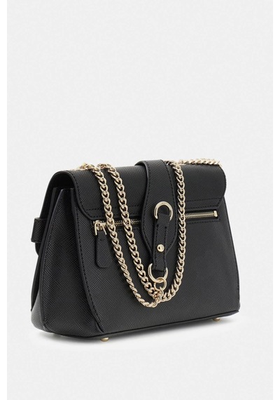 Guess Serenova Saffiano Siyah Kadın Omuz Çantası Hwzg8091210-bla
