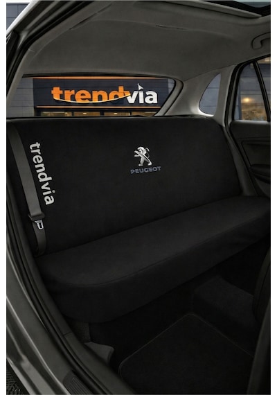 Peugeot Eski Logolu Oto Koltuk Kılıfı Ön Arka Set Penye Universal Koltuk Koruyucu Servis Kılıfı 88494811