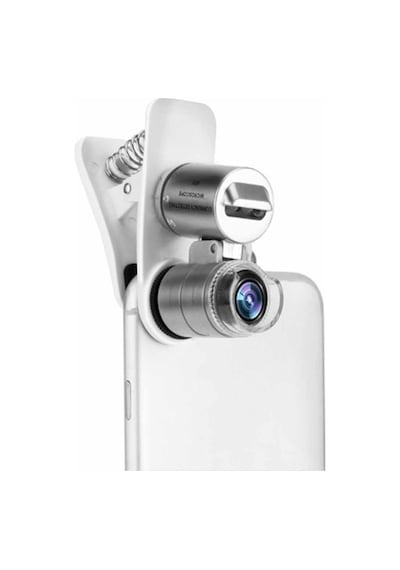Evrensel Led Işıklı Mini Mikroskop Tüm Telefonlar için No 9882-W
