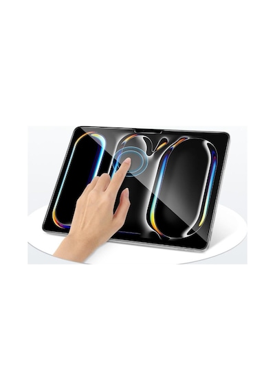 Apple İpad Pro 13 İnç İle Uyumlu Ekran Koruyucu 9h Temperli Kırılmaz Esnek Nano Cam, Çizilmeye Ve Darbeye Dayanıklı Koruma, Hd Şeffaf 2024