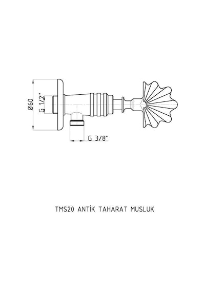 GPD TMS20 Antik Taharat Musluk Antik