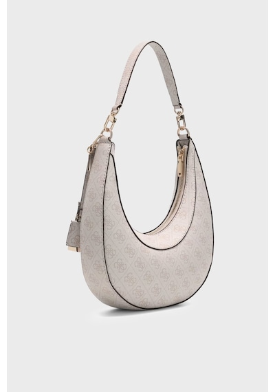Guess Lindsey Logolu Çıkarılabilir Askılı Çanta Hwsg9749010 Bayan Çanta Hwsg97 49010 Bnn Krem