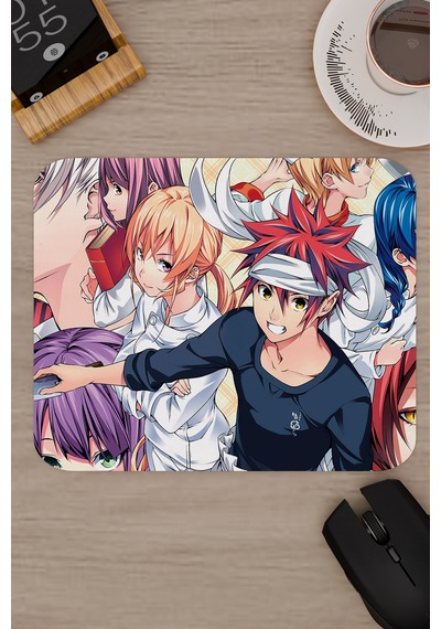 Food Wars Anime V1 - 22x18 Gaming Kauçuk Kaymaz Taban Mouse Pad Fare Altlığı