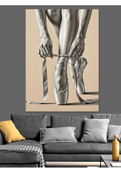 Ahşap Tablo Bale Ayakları Çizimi Anatomik