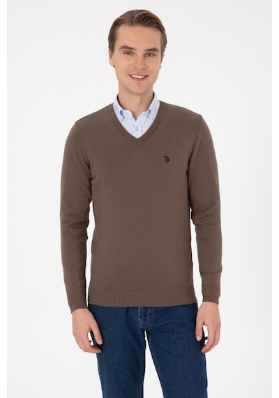U.S. Polo Assn. U.s. Polo Assn. Erkek Vizon Kazak /triko 50313662-vr052